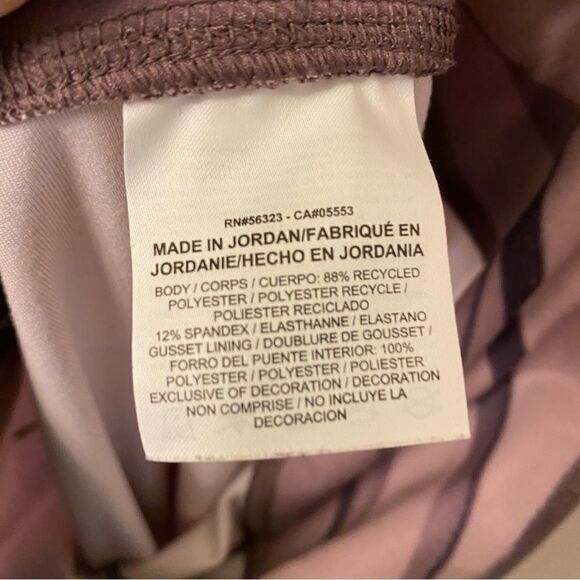 Nike Power Legend Ribbon Wrap Training running leggings blush mauve Lilac-L - Picture 8 of 10